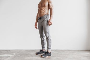 Nobull Men's Joggers Grey | Australia (PW6958)